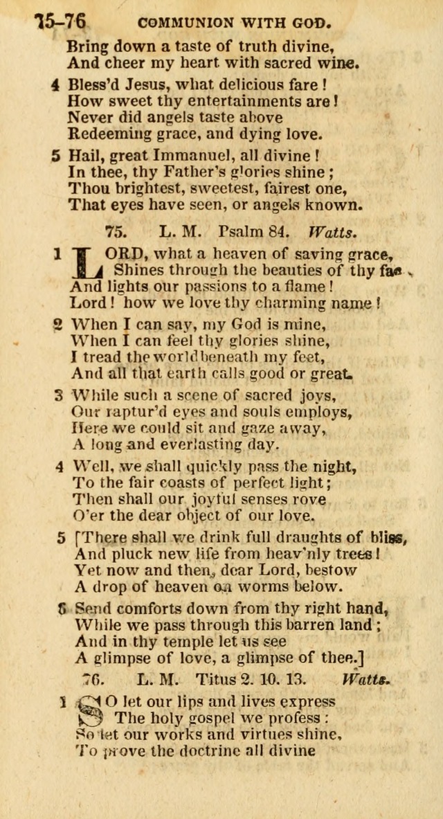 A New Selection of Psalms, Hymns and Spiritual Songs: from the best authors; designed for the use of conference meetings, private circles, and congregations (21st ed. with an appendix) page 40