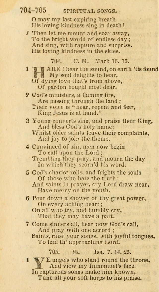 A New Selection of Psalms, Hymns and Spiritual Songs: from the best authors; designed for the use of conference meetings, private circles, and congregations (21st ed. with an appendix) page 400