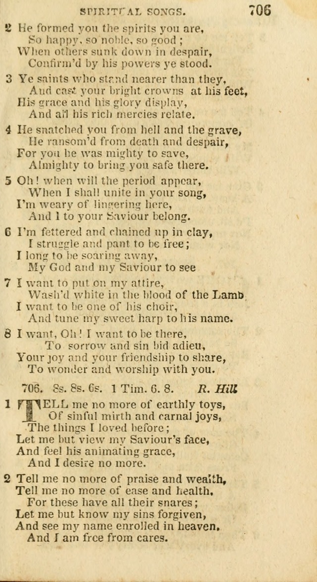 A New Selection of Psalms, Hymns and Spiritual Songs: from the best authors; designed for the use of conference meetings, private circles, and congregations (21st ed. with an appendix) page 401