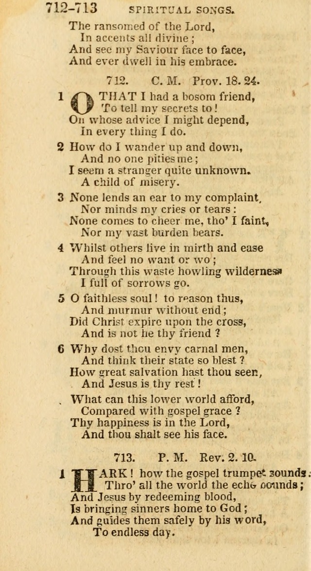 A New Selection of Psalms, Hymns and Spiritual Songs: from the best authors; designed for the use of conference meetings, private circles, and congregations (21st ed. with an appendix) page 406