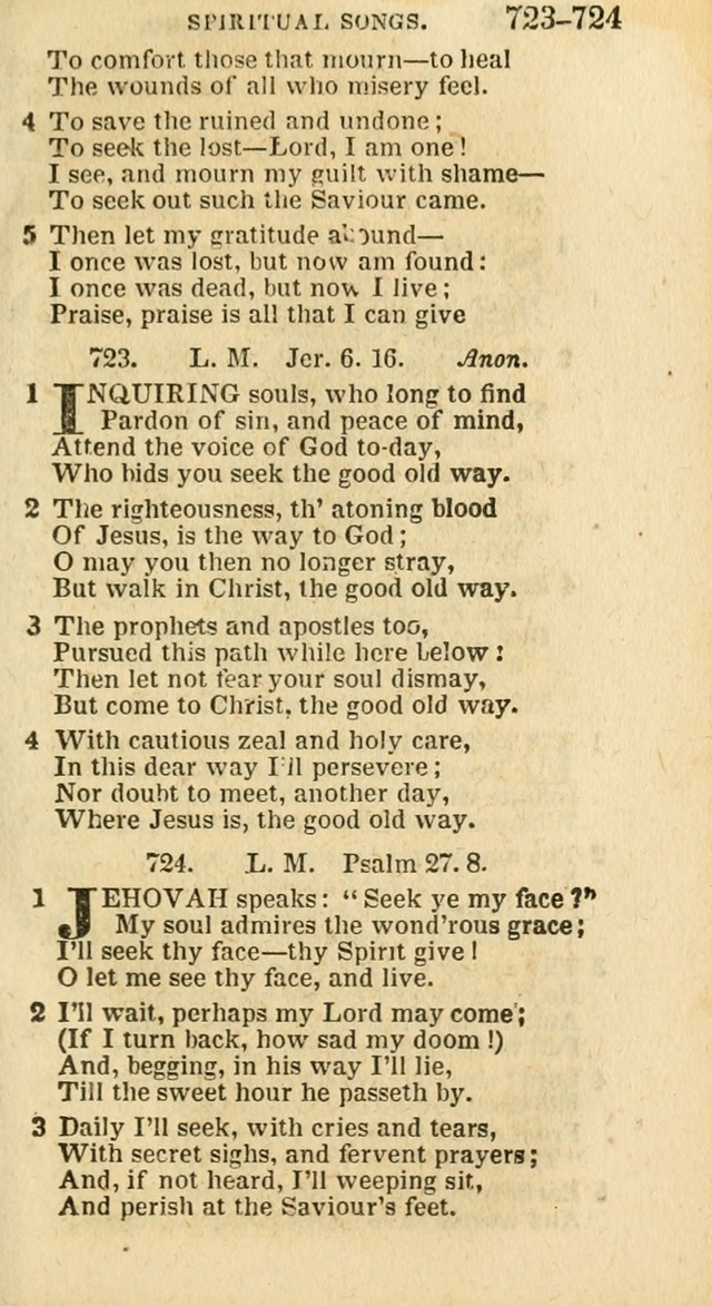 A New Selection of Psalms, Hymns and Spiritual Songs: from the best authors; designed for the use of conference meetings, private circles, and congregations (21st ed. with an appendix) page 413