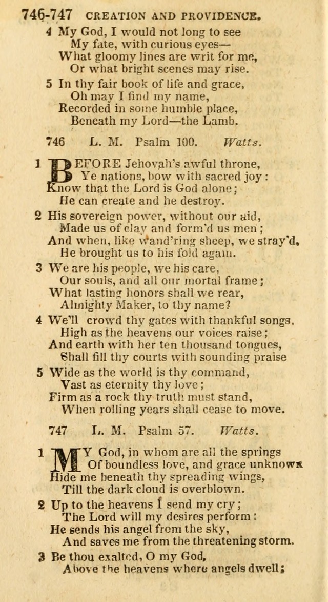 A New Selection of Psalms, Hymns and Spiritual Songs: from the best authors; designed for the use of conference meetings, private circles, and congregations (21st ed. with an appendix) page 424