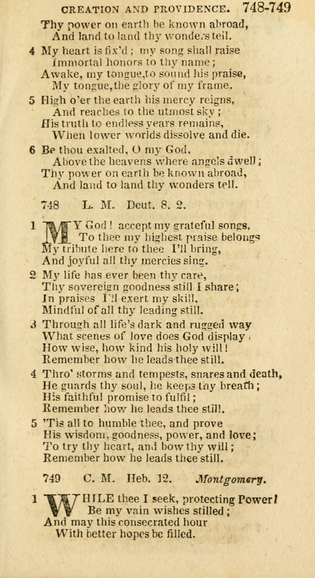 A New Selection of Psalms, Hymns and Spiritual Songs: from the best authors; designed for the use of conference meetings, private circles, and congregations (21st ed. with an appendix) page 425