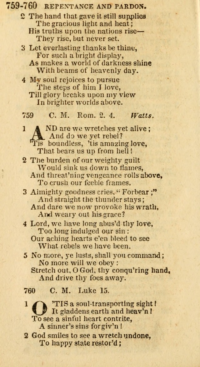 A New Selection of Psalms, Hymns and Spiritual Songs: from the best authors; designed for the use of conference meetings, private circles, and congregations (21st ed. with an appendix) page 430