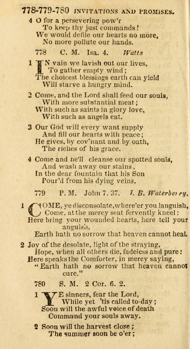 A New Selection of Psalms, Hymns and Spiritual Songs: from the best authors; designed for the use of conference meetings, private circles, and congregations (21st ed. with an appendix) page 438