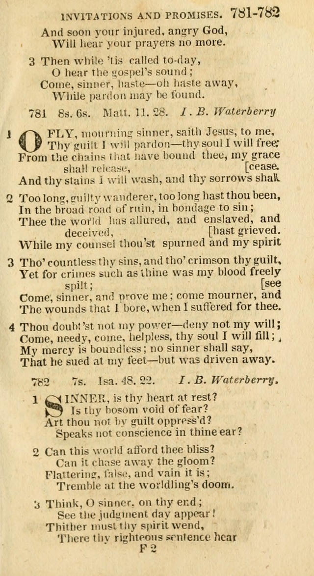 A New Selection of Psalms, Hymns and Spiritual Songs: from the best authors; designed for the use of conference meetings, private circles, and congregations (21st ed. with an appendix) page 439