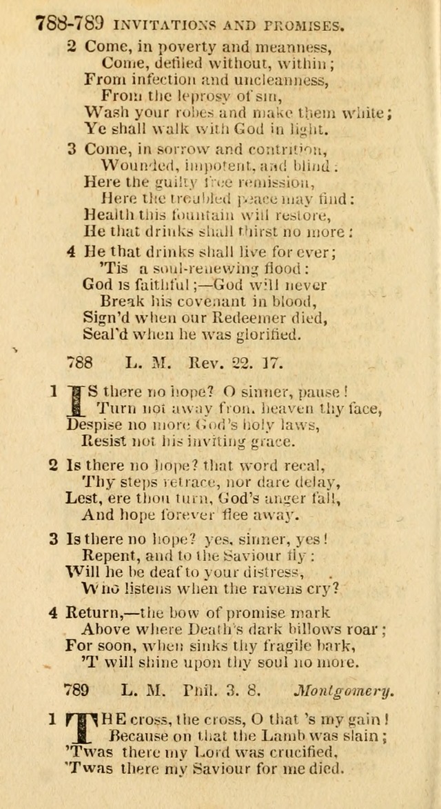 A New Selection of Psalms, Hymns and Spiritual Songs: from the best authors; designed for the use of conference meetings, private circles, and congregations (21st ed. with an appendix) page 442