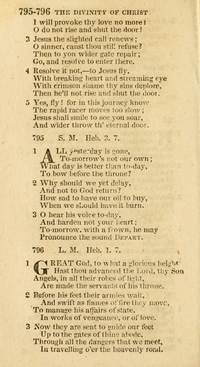 A New Selection of Psalms, Hymns and Spiritual Songs: from the best authors; designed for the use of conference meetings, private circles, and congregations (21st ed. with an appendix) page 446