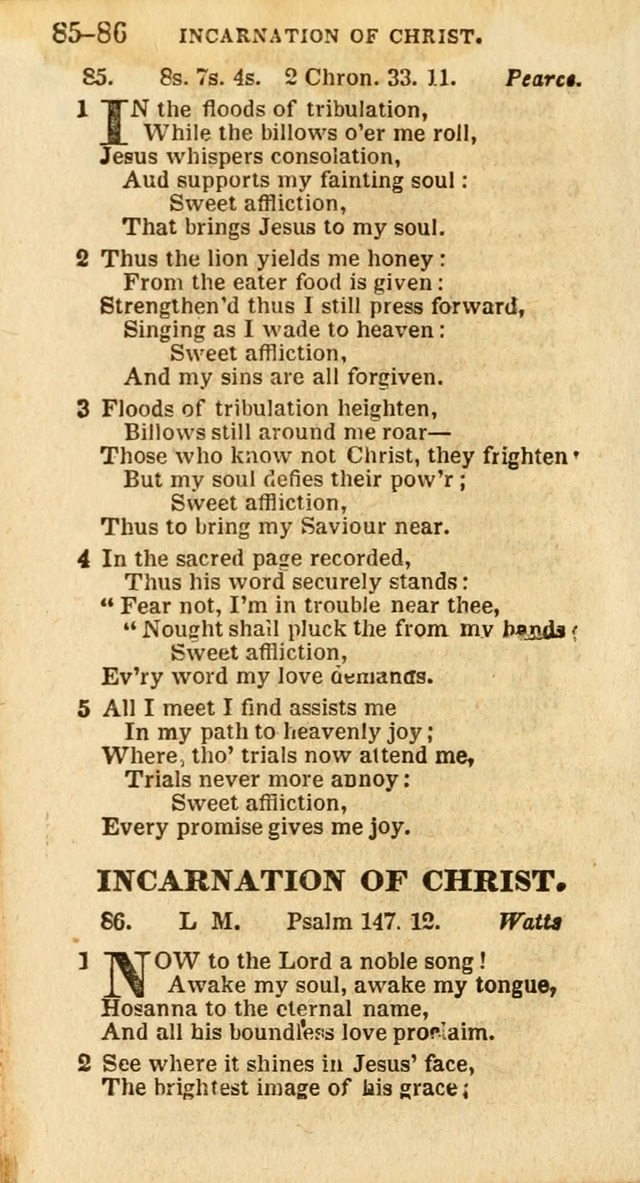 A New Selection of Psalms, Hymns and Spiritual Songs: from the best authors; designed for the use of conference meetings, private circles, and congregations (21st ed. with an appendix) page 46