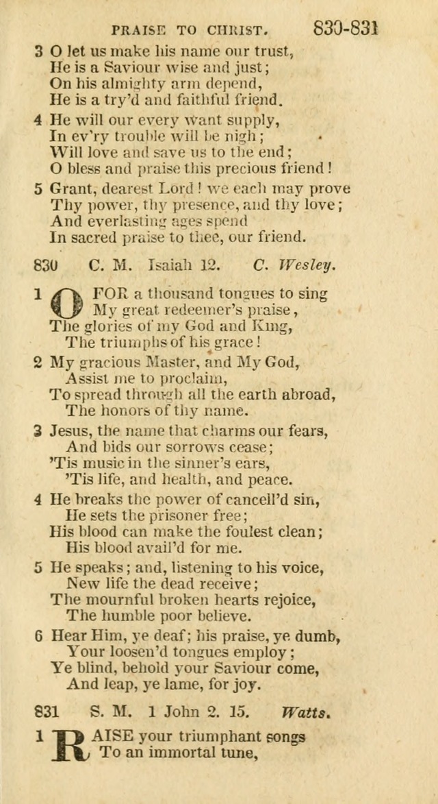 A New Selection of Psalms, Hymns and Spiritual Songs: from the best authors; designed for the use of conference meetings, private circles, and congregations (21st ed. with an appendix) page 463