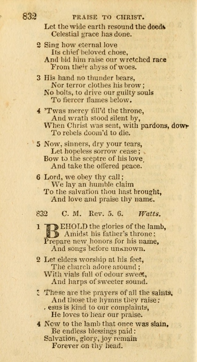 A New Selection of Psalms, Hymns and Spiritual Songs: from the best authors; designed for the use of conference meetings, private circles, and congregations (21st ed. with an appendix) page 464