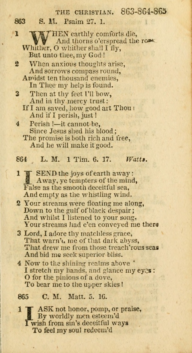 A New Selection of Psalms, Hymns and Spiritual Songs: from the best authors; designed for the use of conference meetings, private circles, and congregations (21st ed. with an appendix) page 481