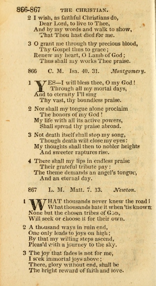 A New Selection of Psalms, Hymns and Spiritual Songs: from the best authors; designed for the use of conference meetings, private circles, and congregations (21st ed. with an appendix) page 482