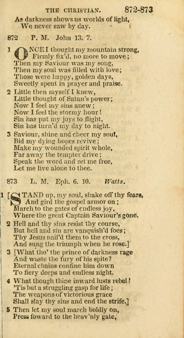 A New Selection of Psalms, Hymns and Spiritual Songs: from the best authors; designed for the use of conference meetings, private circles, and congregations (21st ed. with an appendix) page 485