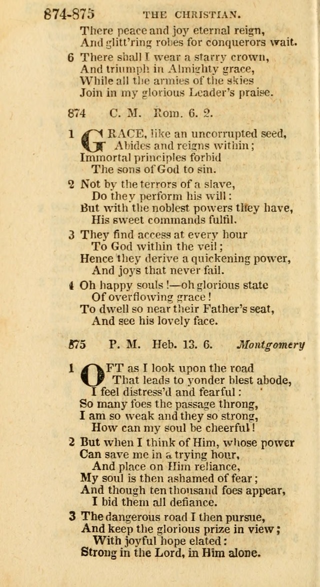 A New Selection of Psalms, Hymns and Spiritual Songs: from the best authors; designed for the use of conference meetings, private circles, and congregations (21st ed. with an appendix) page 486