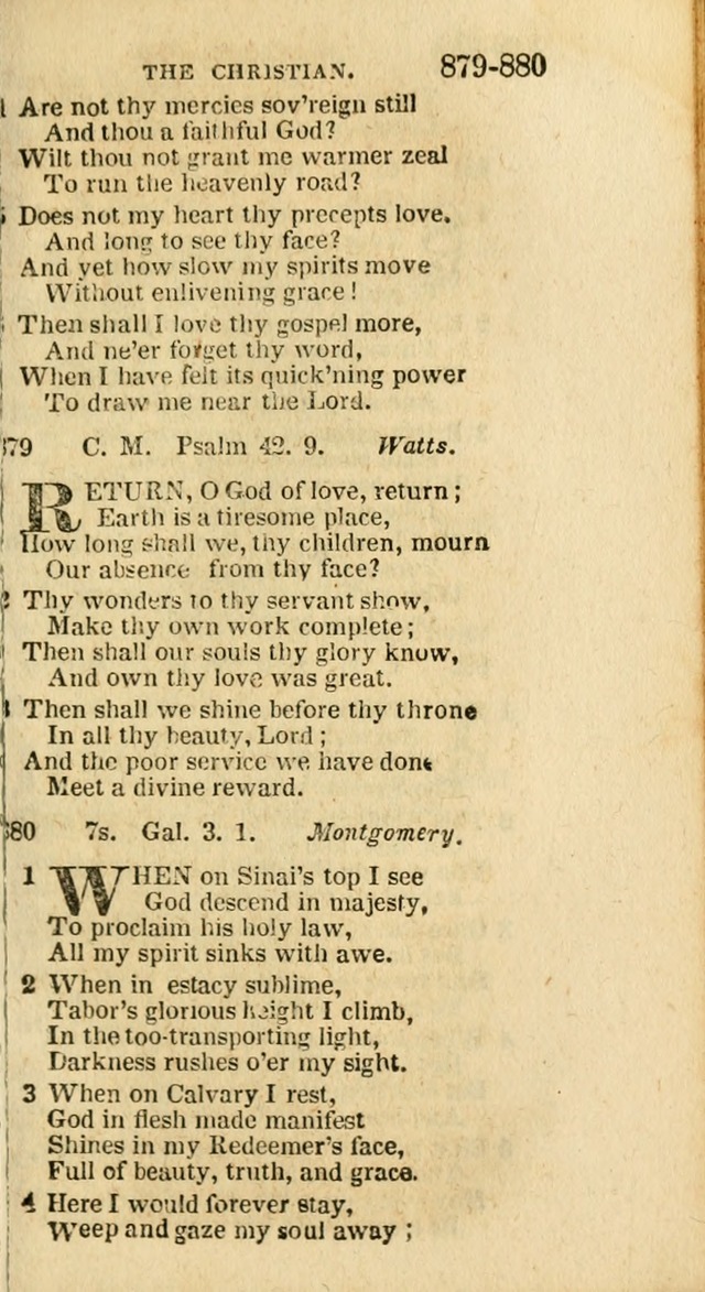 A New Selection of Psalms, Hymns and Spiritual Songs: from the best authors; designed for the use of conference meetings, private circles, and congregations (21st ed. with an appendix) page 489