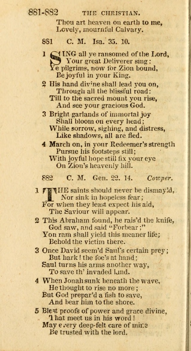 A New Selection of Psalms, Hymns and Spiritual Songs: from the best authors; designed for the use of conference meetings, private circles, and congregations (21st ed. with an appendix) page 490