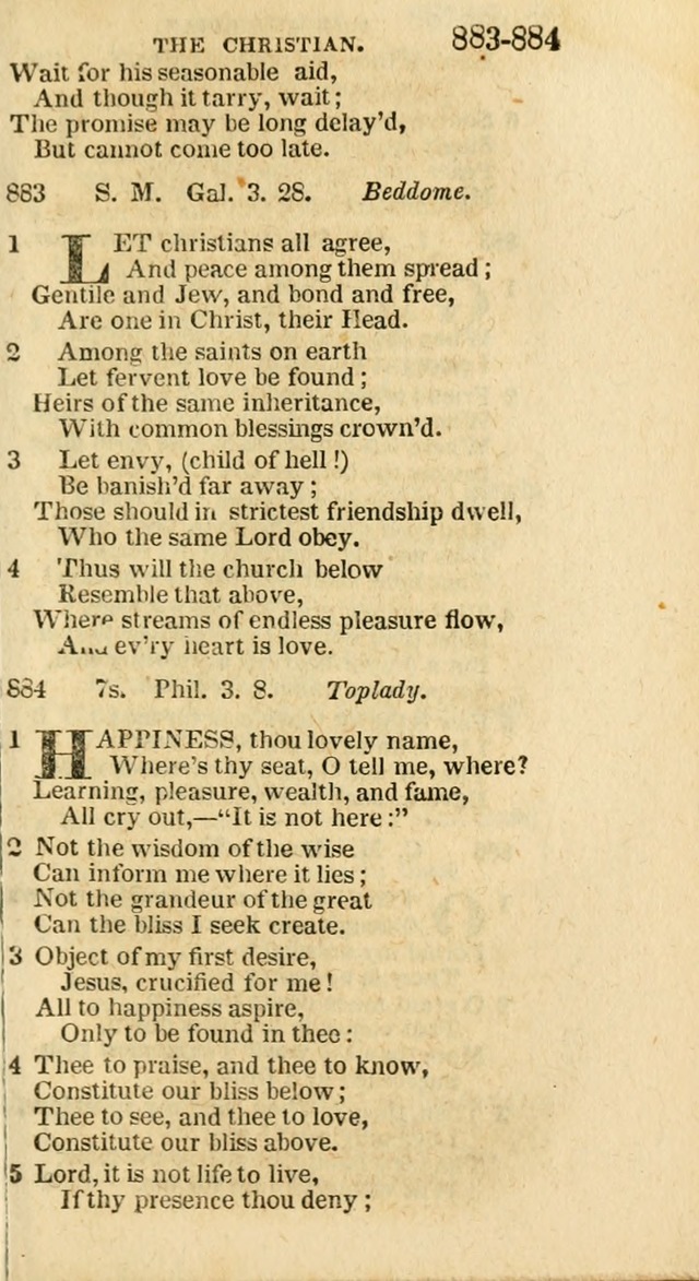 A New Selection of Psalms, Hymns and Spiritual Songs: from the best authors; designed for the use of conference meetings, private circles, and congregations (21st ed. with an appendix) page 491