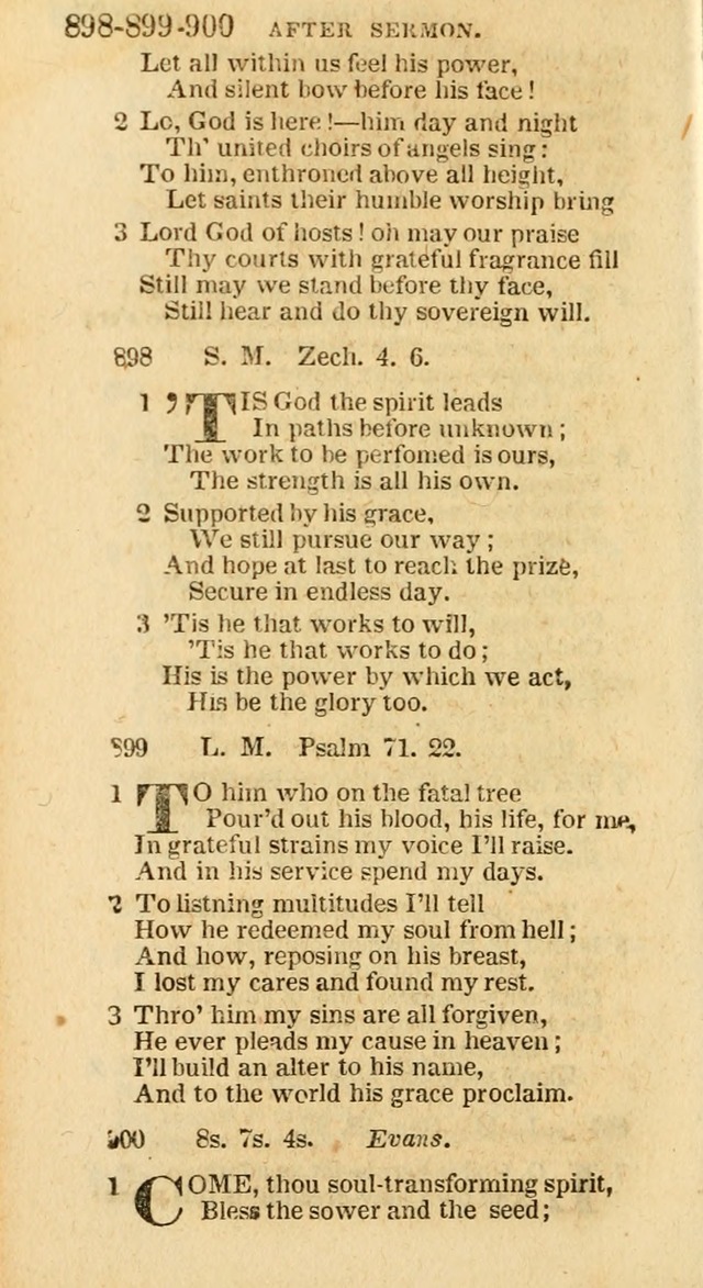 A New Selection of Psalms, Hymns and Spiritual Songs: from the best authors; designed for the use of conference meetings, private circles, and congregations (21st ed. with an appendix) page 498