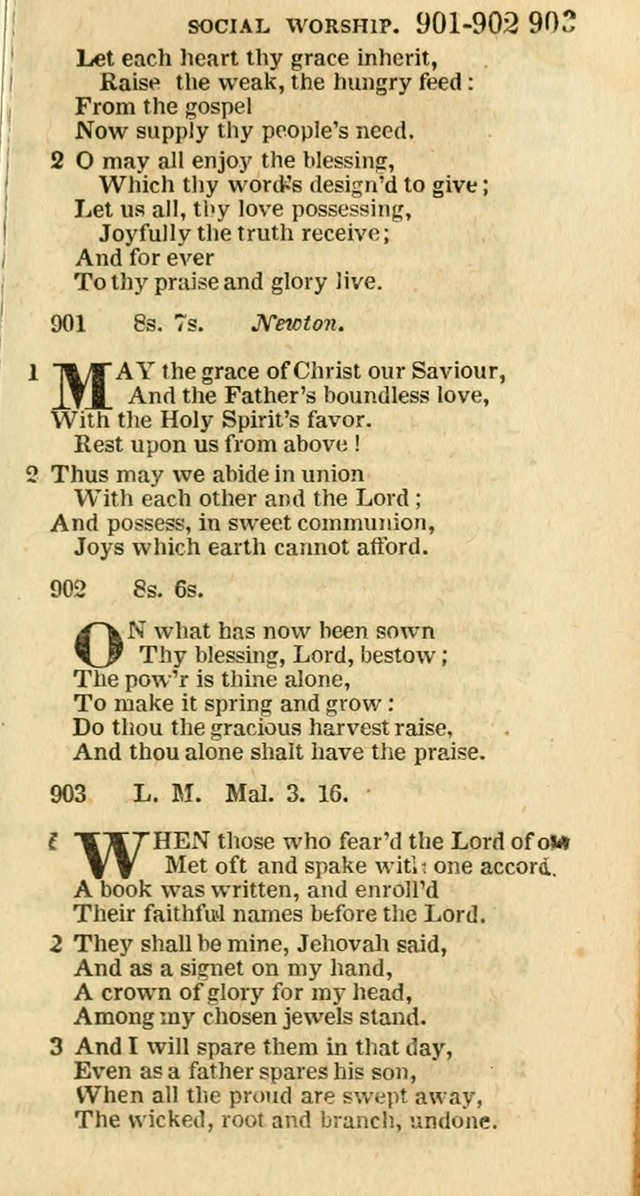 A New Selection of Psalms, Hymns and Spiritual Songs: from the best authors; designed for the use of conference meetings, private circles, and congregations (21st ed. with an appendix) page 499