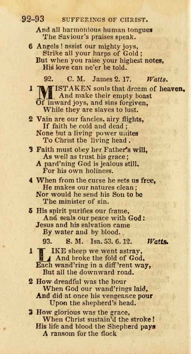 A New Selection of Psalms, Hymns and Spiritual Songs: from the best authors; designed for the use of conference meetings, private circles, and congregations (21st ed. with an appendix) page 50