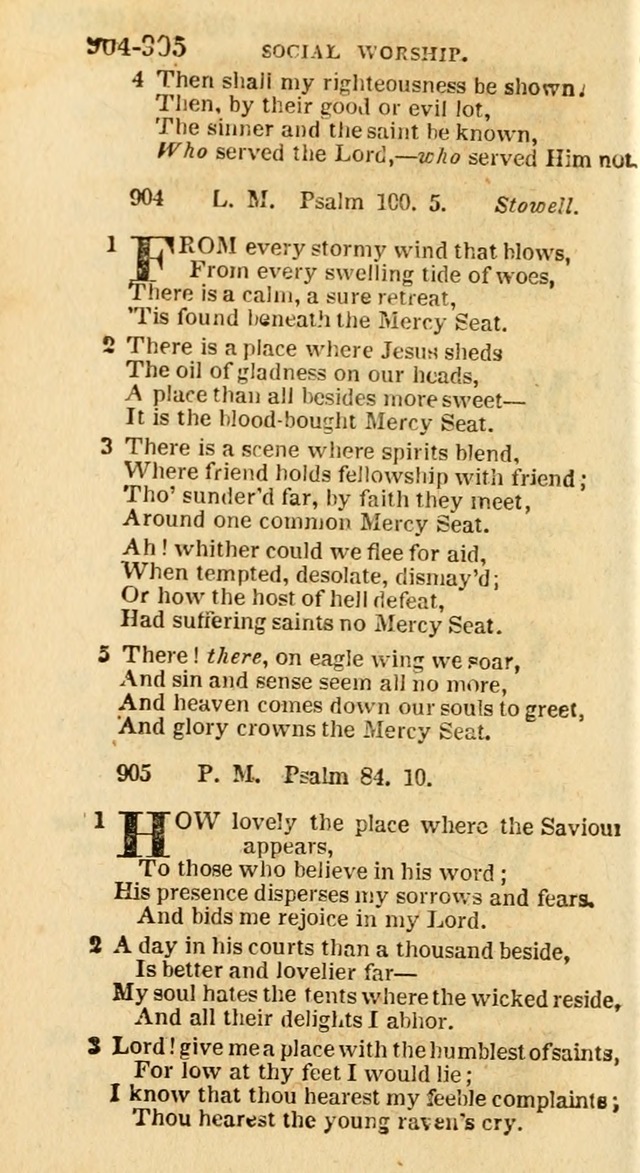 A New Selection of Psalms, Hymns and Spiritual Songs: from the best authors; designed for the use of conference meetings, private circles, and congregations (21st ed. with an appendix) page 500