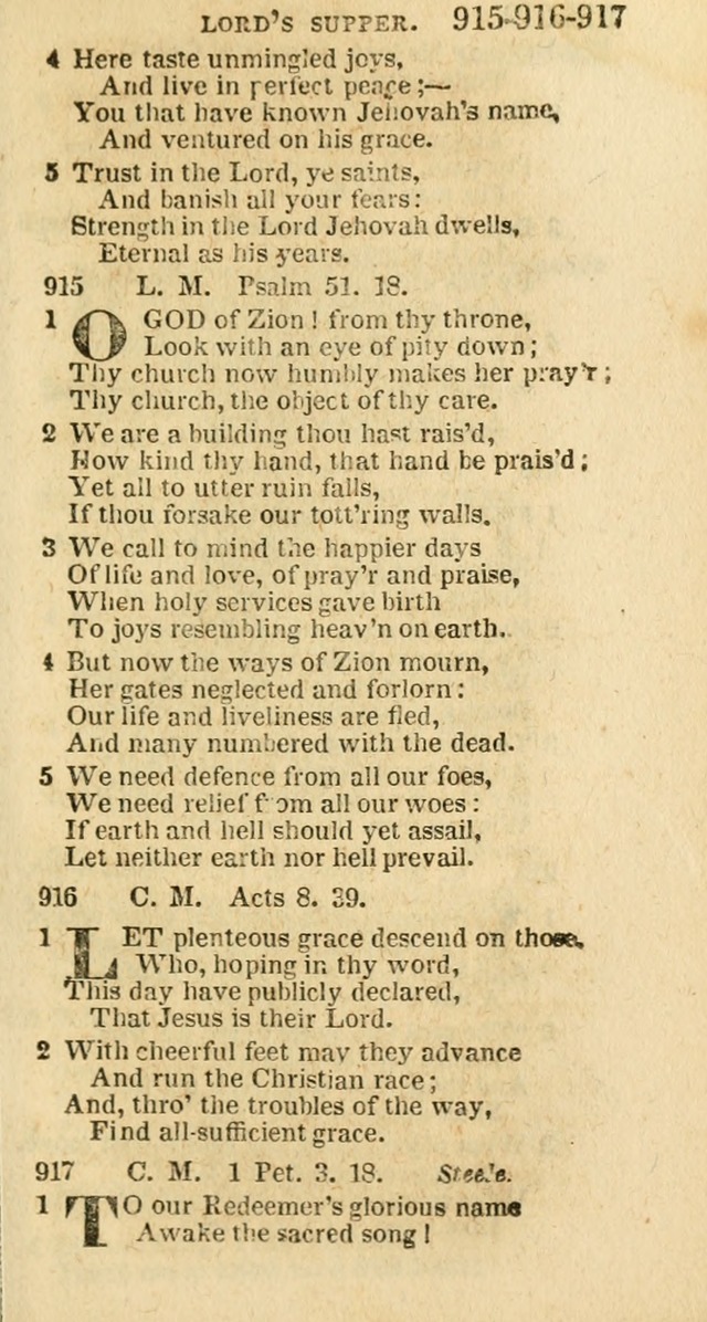 A New Selection of Psalms, Hymns and Spiritual Songs: from the best authors; designed for the use of conference meetings, private circles, and congregations (21st ed. with an appendix) page 505