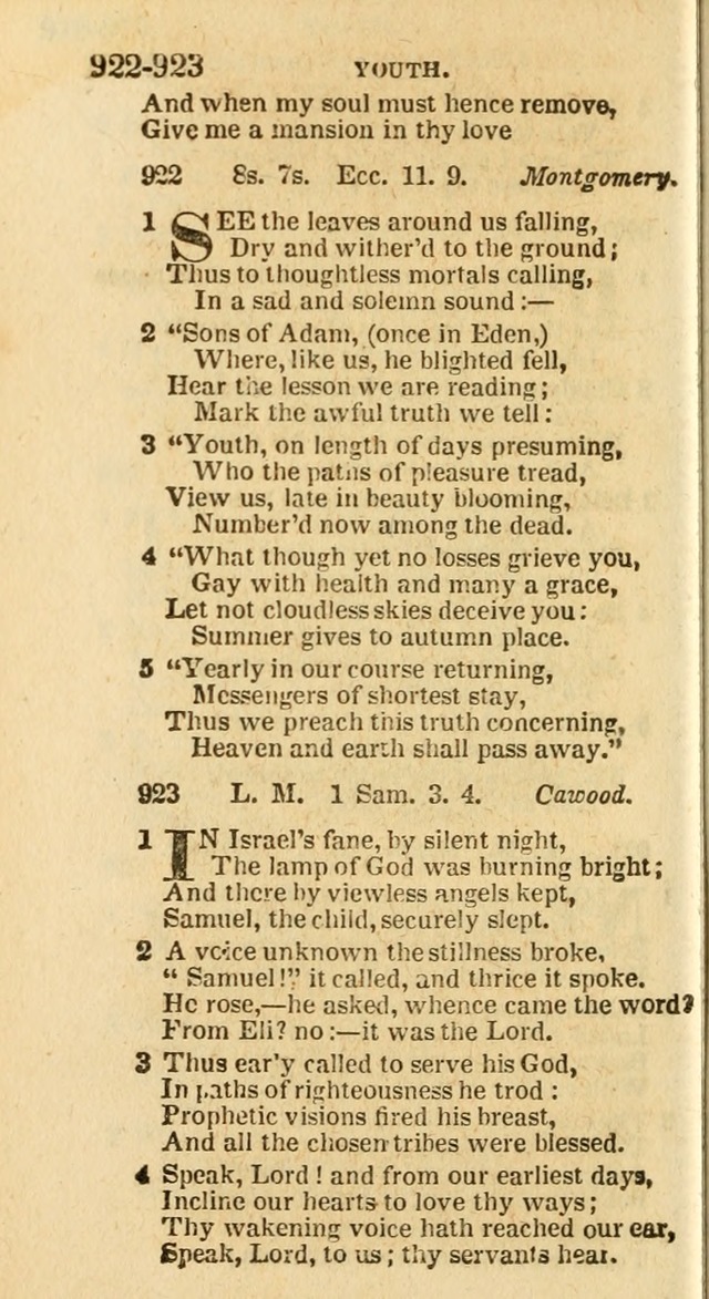 A New Selection of Psalms, Hymns and Spiritual Songs: from the best authors; designed for the use of conference meetings, private circles, and congregations (21st ed. with an appendix) page 508