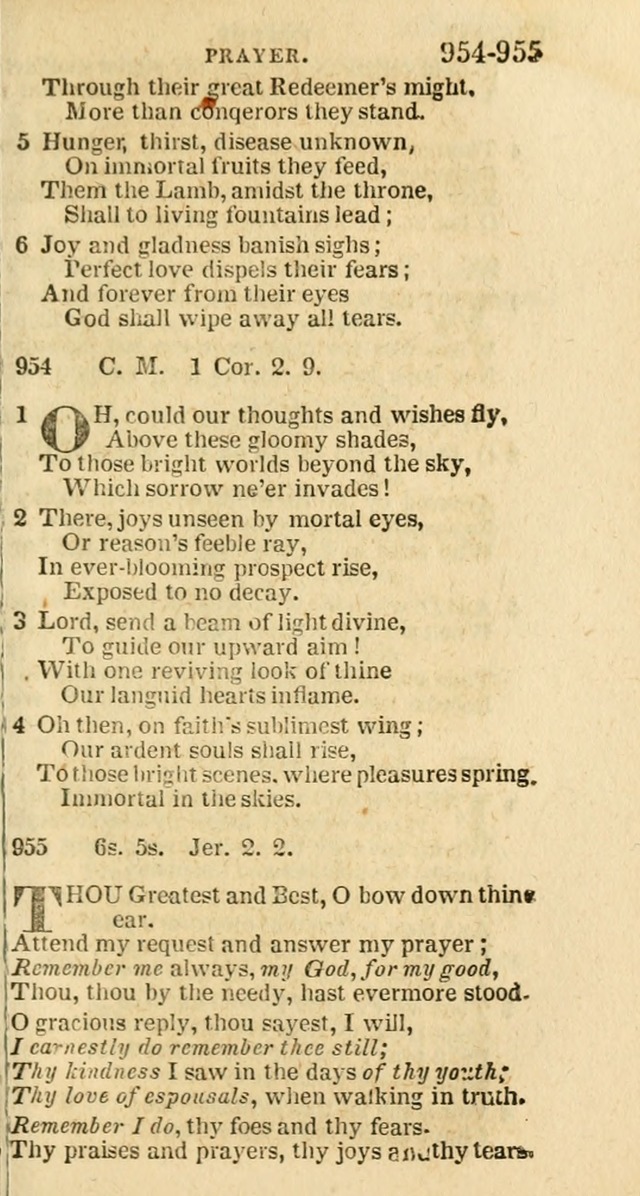 A New Selection of Psalms, Hymns and Spiritual Songs: from the best authors; designed for the use of conference meetings, private circles, and congregations (21st ed. with an appendix) page 523