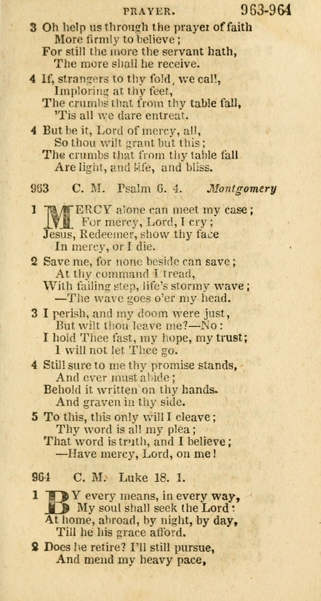 A New Selection of Psalms, Hymns and Spiritual Songs: from the best authors; designed for the use of conference meetings, private circles, and congregations (21st ed. with an appendix) page 527