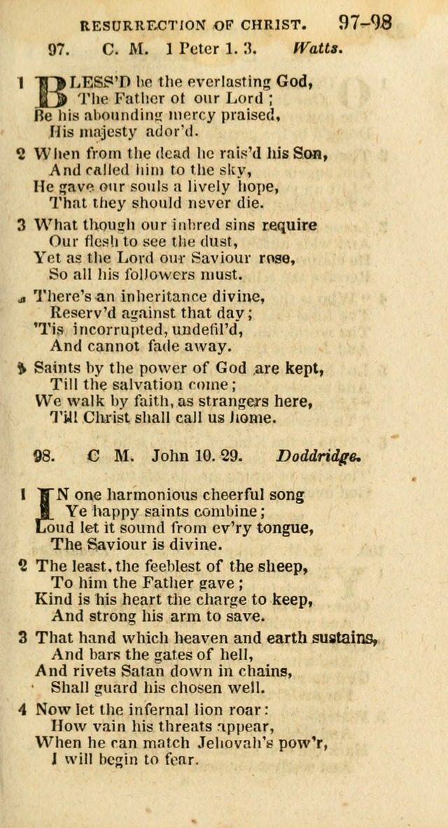 A New Selection of Psalms, Hymns and Spiritual Songs: from the best authors; designed for the use of conference meetings, private circles, and congregations (21st ed. with an appendix) page 53