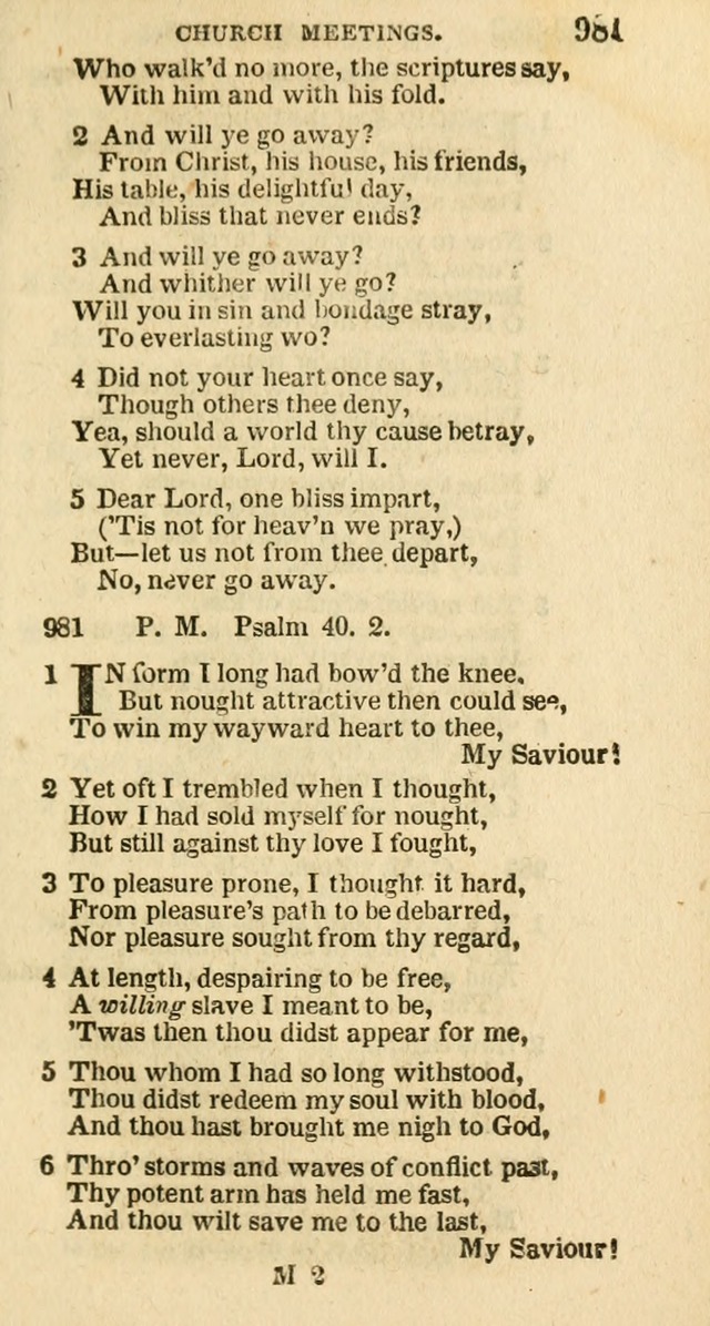 A New Selection of Psalms, Hymns and Spiritual Songs: from the best authors; designed for the use of conference meetings, private circles, and congregations (21st ed. with an appendix) page 535