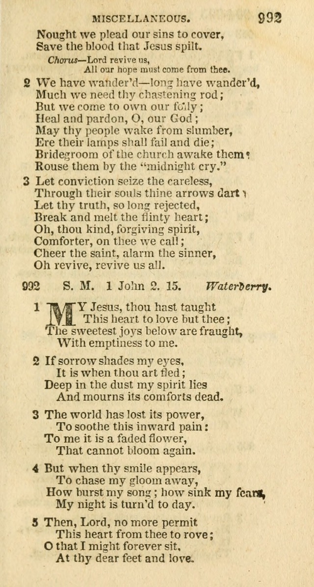 A New Selection of Psalms, Hymns and Spiritual Songs: from the best authors; designed for the use of conference meetings, private circles, and congregations (21st ed. with an appendix) page 541