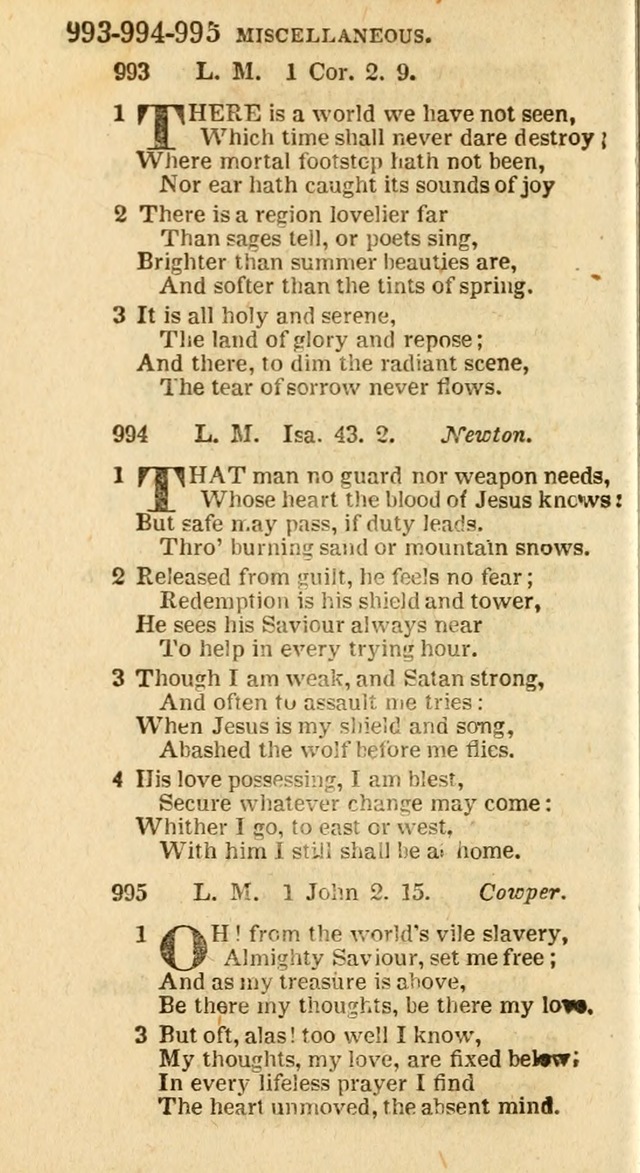 A New Selection of Psalms, Hymns and Spiritual Songs: from the best authors; designed for the use of conference meetings, private circles, and congregations (21st ed. with an appendix) page 542