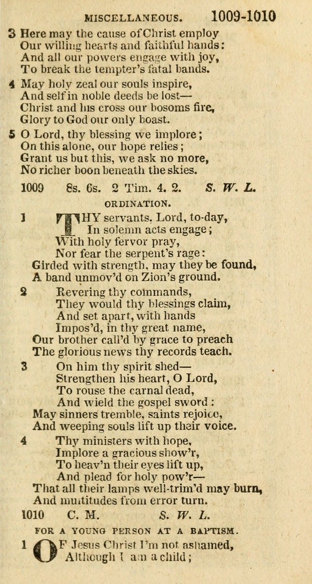 A New Selection of Psalms, Hymns and Spiritual Songs: from the best authors; designed for the use of conference meetings, private circles, and congregations (21st ed. with an appendix) page 549