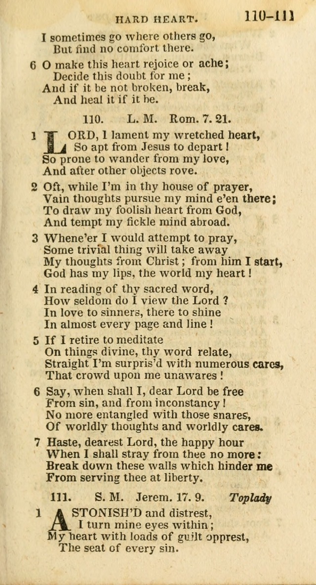 A New Selection of Psalms, Hymns and Spiritual Songs: from the best authors; designed for the use of conference meetings, private circles, and congregations (21st ed. with an appendix) page 61