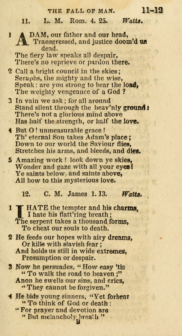 A New Selection of Psalms, Hymns and Spiritual Songs: from the best authors; designed for the use of conference meetings, private circles, and congregations (21st ed. with an appendix) page 7