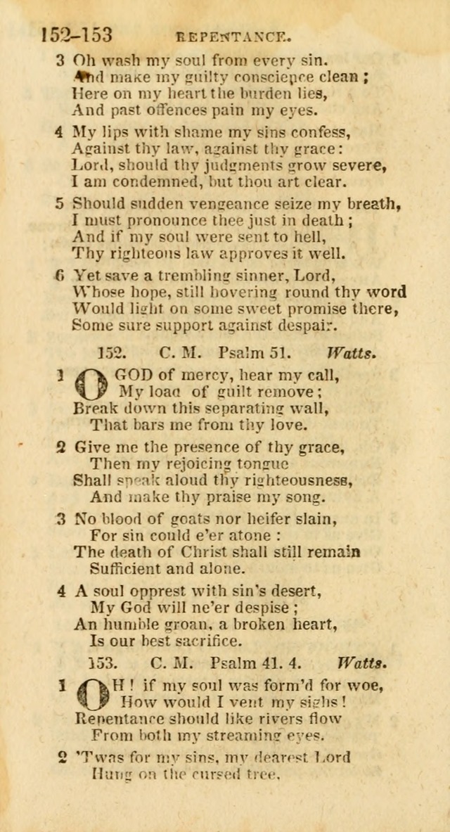 A New Selection of Psalms, Hymns and Spiritual Songs: from the best authors; designed for the use of conference meetings, private circles, and congregations (21st ed. with an appendix) page 84