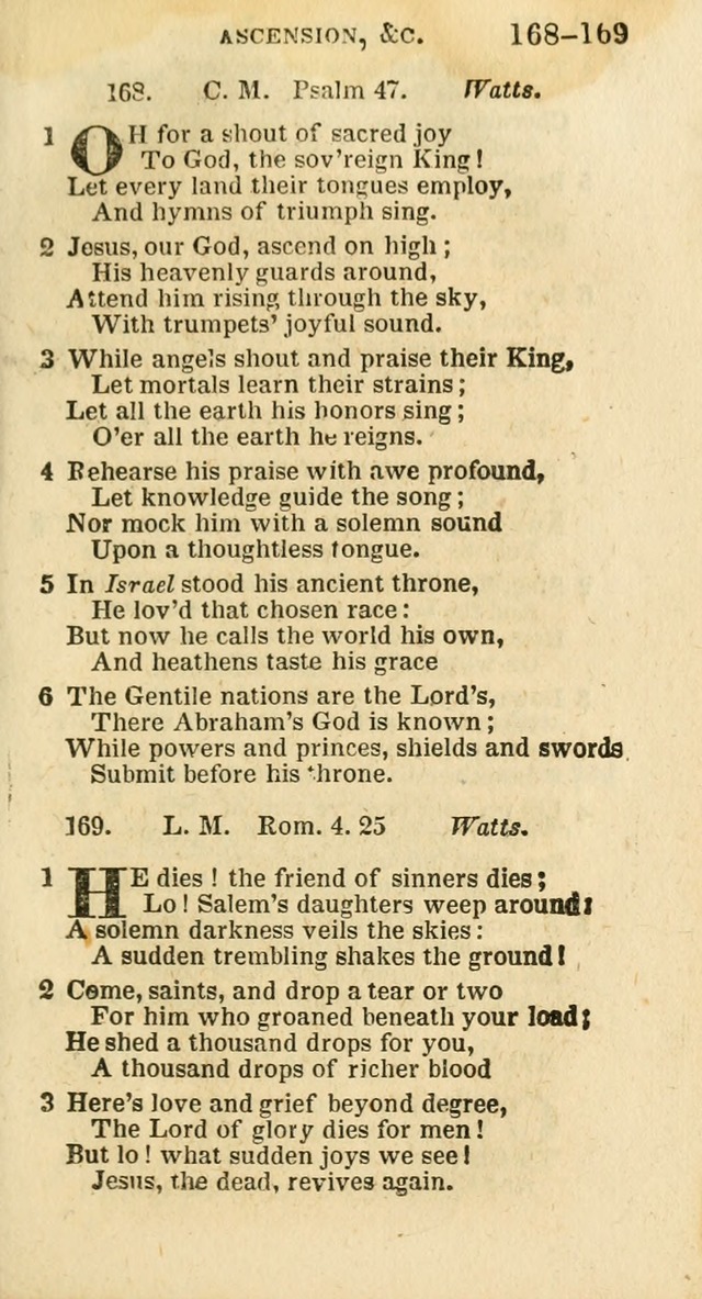 A New Selection of Psalms, Hymns and Spiritual Songs: from the best authors; designed for the use of conference meetings, private circles, and congregations (21st ed. with an appendix) page 93