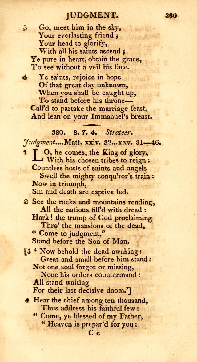 A New Selection of Seven Hundred Evangelical Hymns ... intended as a        Supplement to Dr. Watts