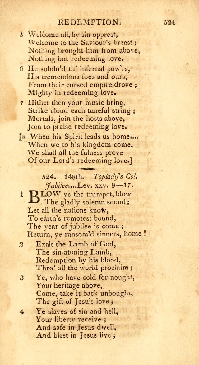 A New Selection of Seven Hundred Evangelical Hymns ... intended as a        Supplement to Dr. Watts