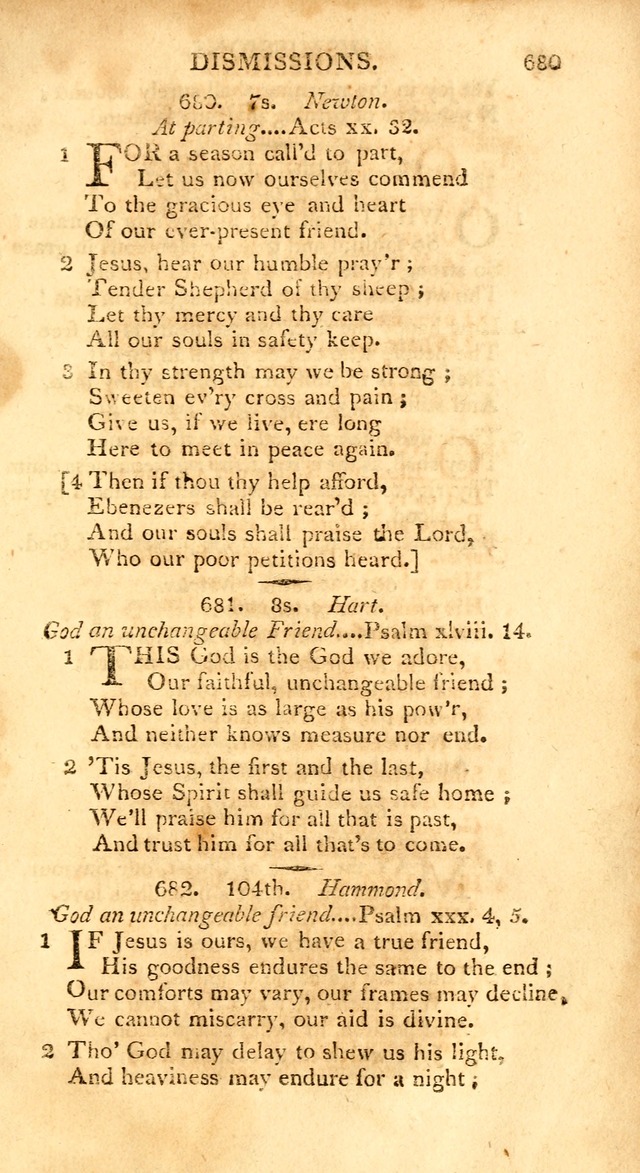 A New Selection of Seven Hundred Evangelical Hymns ... intended as a        Supplement to Dr. Watts