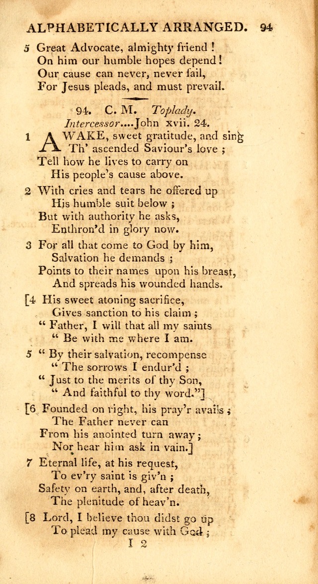 A New Selection of Seven Hundred Evangelical Hymns ... intended as a        Supplement to Dr. Watts