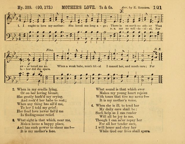 The New Sabbath School Hosanna: enlarged and improved: a choice collection of popular hymns and tunes, original and selected: for the Sunday school and the family circle... page 121