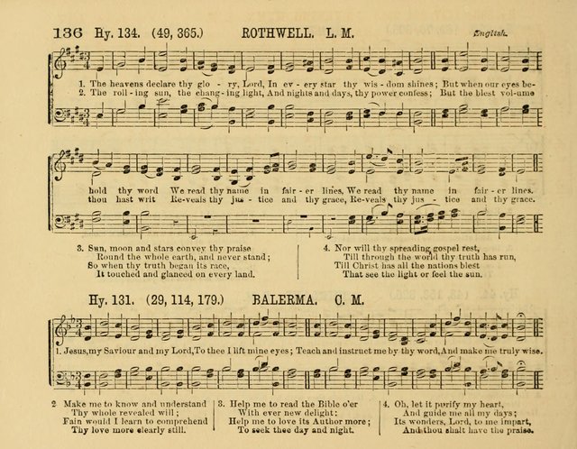 The New Sabbath School Hosanna: enlarged and improved: a choice collection of popular hymns and tunes, original and selected: for the Sunday school and the family circle... page 136