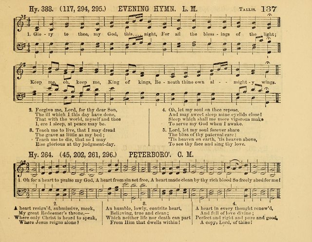 The New Sabbath School Hosanna: enlarged and improved: a choice collection of popular hymns and tunes, original and selected: for the Sunday school and the family circle... page 137