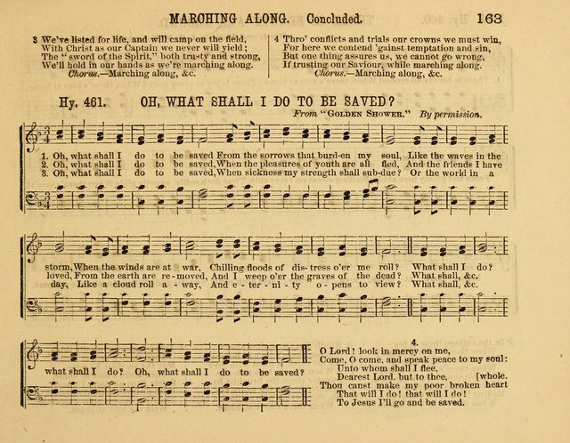 The New Sabbath School Hosanna: enlarged and improved: a choice collection of popular hymns and tunes, original and selected: for the Sunday school and the family circle... page 163