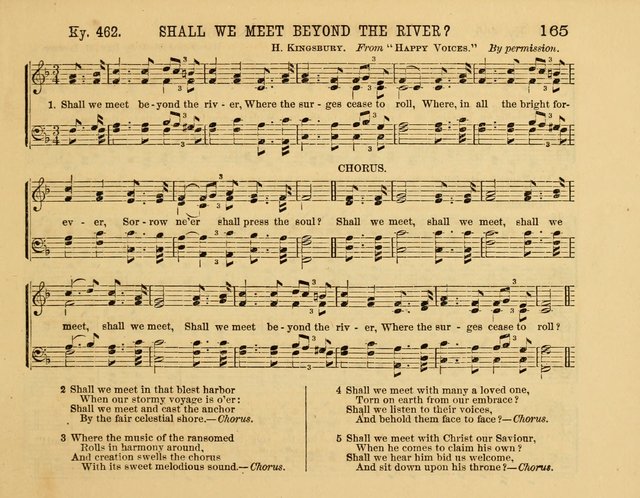 The New Sabbath School Hosanna: enlarged and improved: a choice collection of popular hymns and tunes, original and selected: for the Sunday school and the family circle... page 165