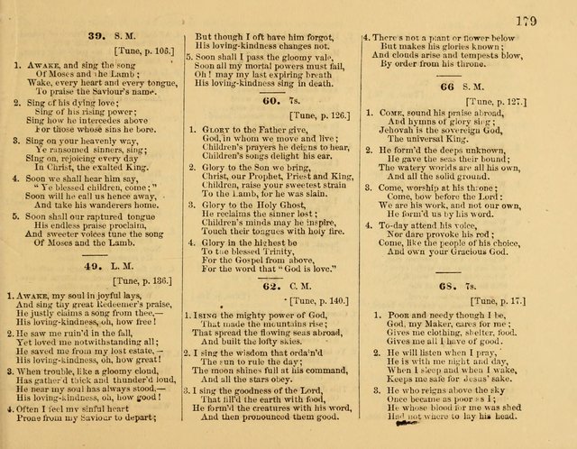 The New Sabbath School Hosanna: enlarged and improved: a choice collection of popular hymns and tunes, original and selected: for the Sunday school and the family circle... page 179