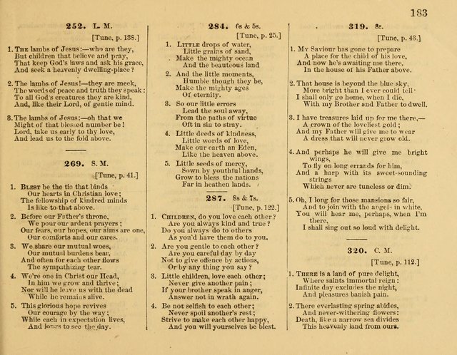 The New Sabbath School Hosanna: enlarged and improved: a choice collection of popular hymns and tunes, original and selected: for the Sunday school and the family circle... page 183